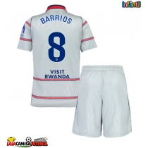 Camisa de Futebol Atletico Madrid Pablo Barrios #8 Equipamento Alternativo Infantil 2026-27 Manga Curta (+ Calças curtas)